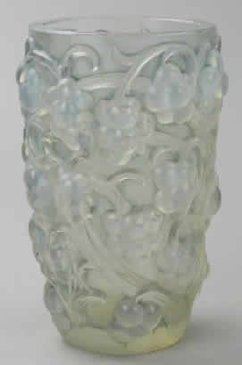 Rene Lalique Vase Raisins