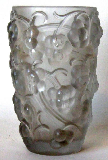 Rene Lalique Vase Raisins