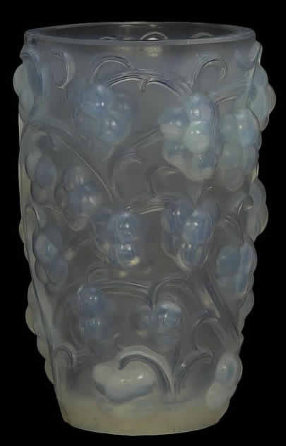 Rene Lalique Vase Raisins