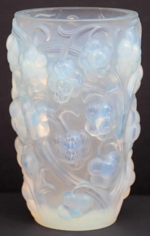 Rene Lalique Vase Raisins