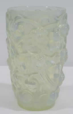 Rene Lalique Vase Raisins