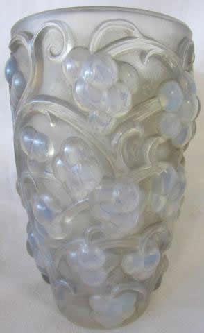 Rene Lalique Vase Raisins