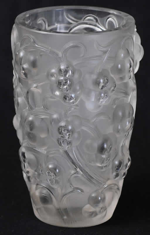 Rene Lalique Vase Raisins