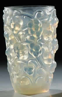Rene Lalique Vase Raisins