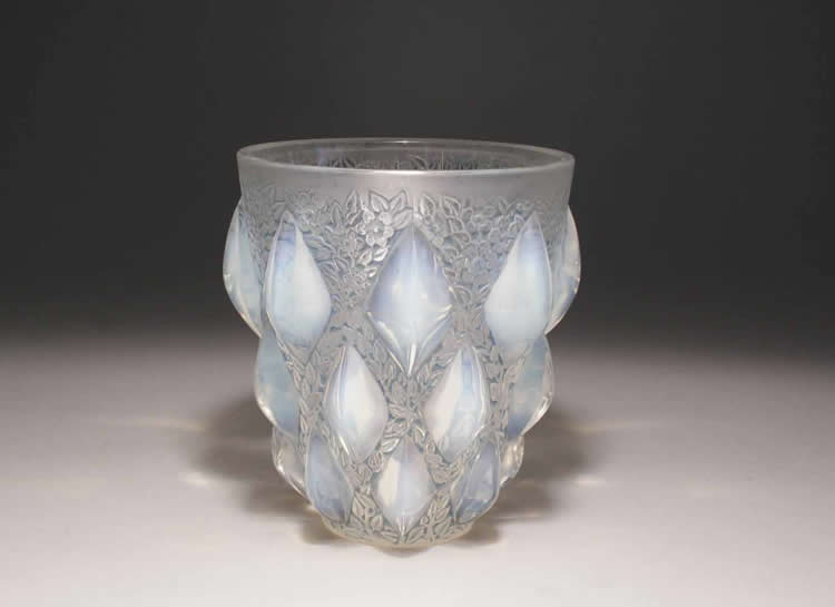 Rene Lalique Vase Rampillon