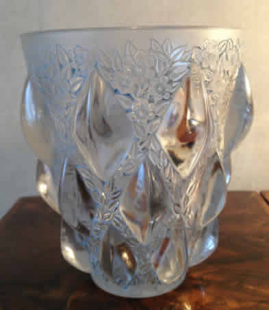 Rene Lalique Vase Rampillon