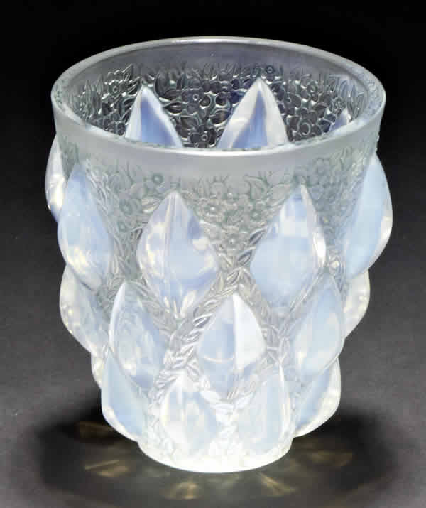 Rene Lalique Vase Rampillon