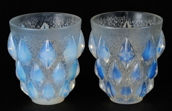 Rene Lalique Vase Rampillon