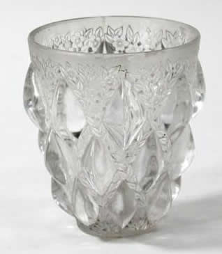 Rene Lalique Vase Rampillon