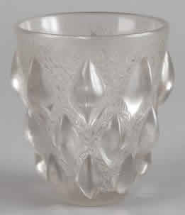 Rene Lalique Vase Rampillon