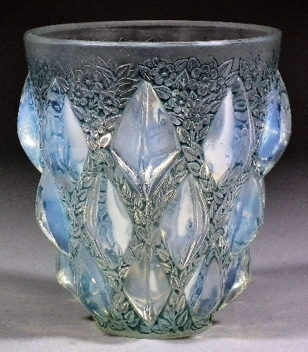Rene Lalique Vase Rampillon