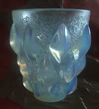 Rene Lalique Vase Rampillon