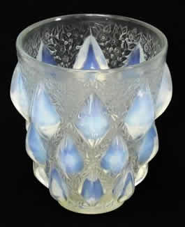 Rene Lalique Vase Rampillon