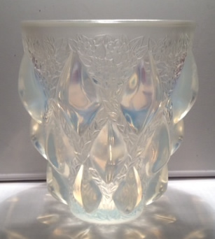 Rene Lalique Vase Rampillon