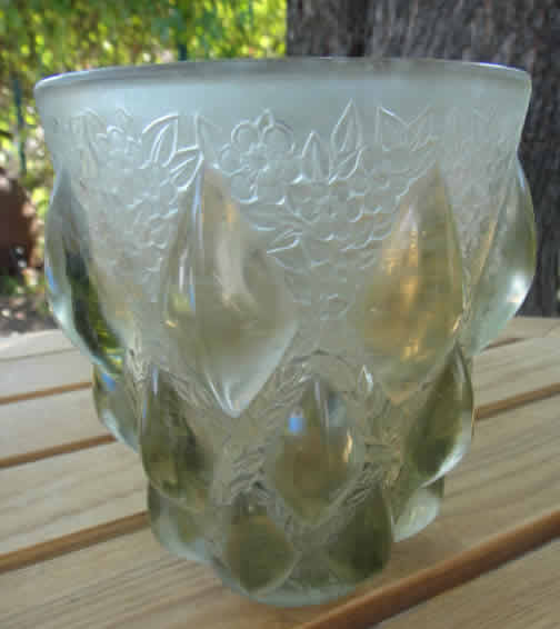 Rene Lalique Vase Rampillon