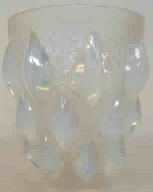 Rene Lalique Vase Rampillon
