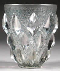Rene Lalique Vase Rampillon