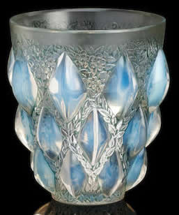 Rene Lalique Vase Rampillon