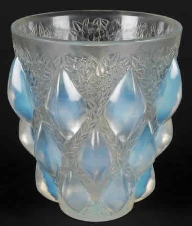 Rene Lalique Vase Rampillon