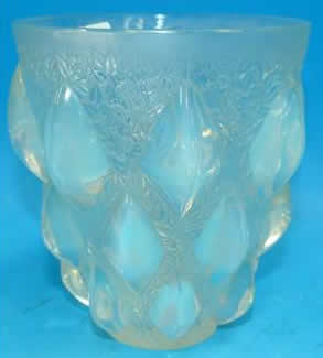 Rene Lalique Vase Rampillon