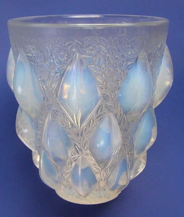 Rene Lalique Vase Rampillon