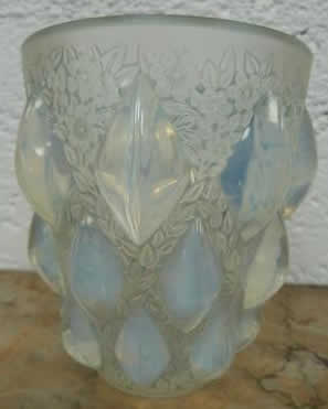 Rene Lalique Vase Rampillon