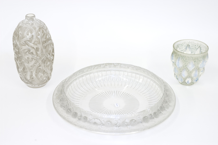 Rene Lalique Vase Rampillon