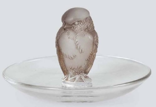 Rene Lalique Ashtray Rapace