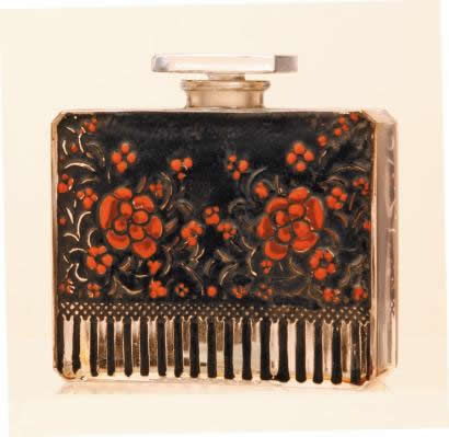 Rene Lalique Perfume Bottle Raquel Meller