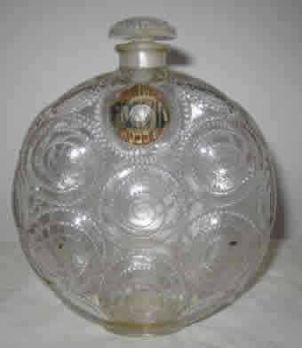 Rene Lalique Perfume Bottle Relief