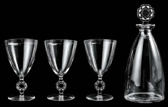 Rene Lalique Ribeauville Tableware