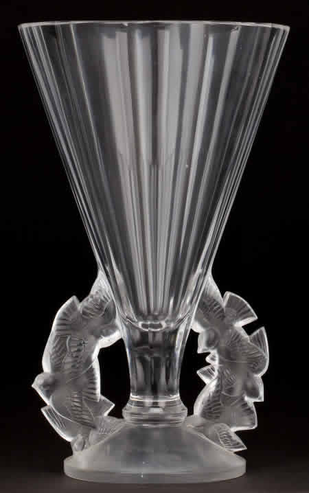 Rene Lalique Roitelets Vase
