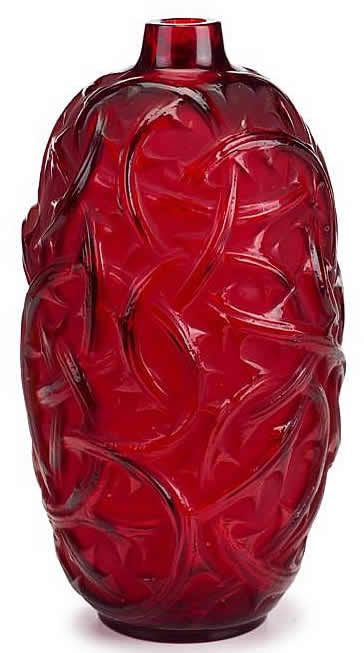 Rene Lalique Vase Ronces