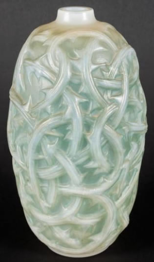 Rene Lalique Vase Ronces