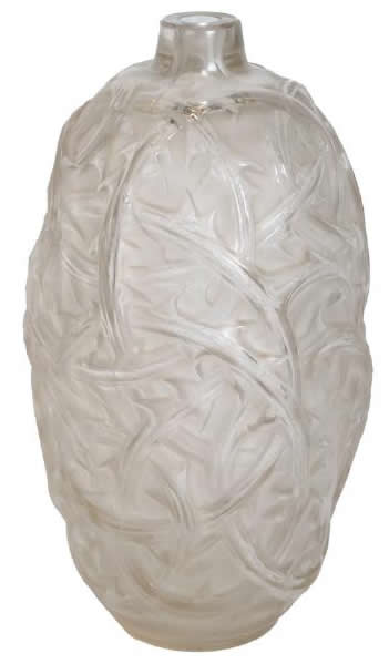 Rene Lalique Vase Ronces