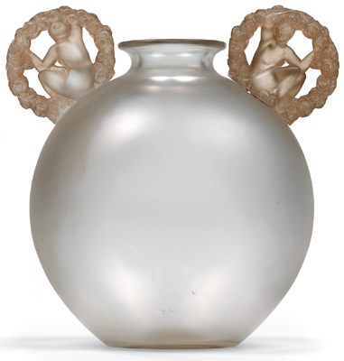 Rene Lalique Vase Ronsard