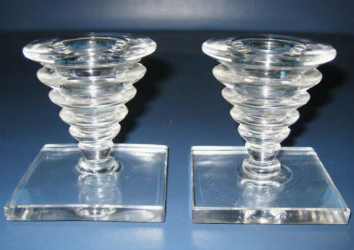 Rene Lalique Rosheim Candleholder