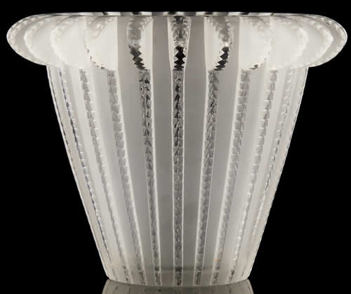 Rene Lalique Vase Royat