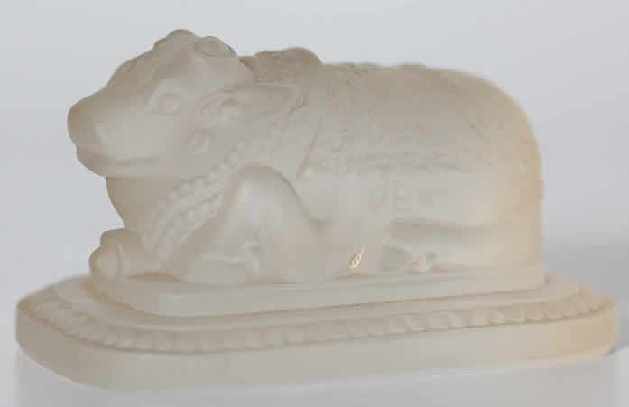 Rene Lalique Paperweight Sacred Bull