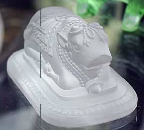 Rene Lalique Paperweight Sacred Bull