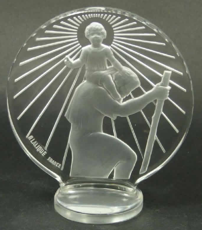 Rene Lalique Hood Ornament Saint-Christophe