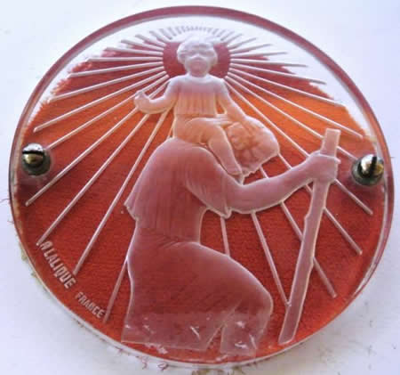 Rene Lalique Medallion Saint Christopher