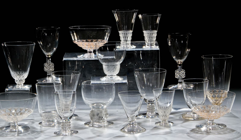 Rene Lalique Champagne Glass Saint-Cyr