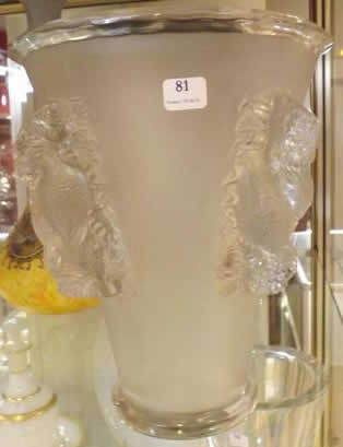 Rene Lalique Vase Saint-Emilion