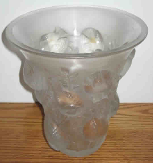 Rene Lalique Vase Saint-Francois