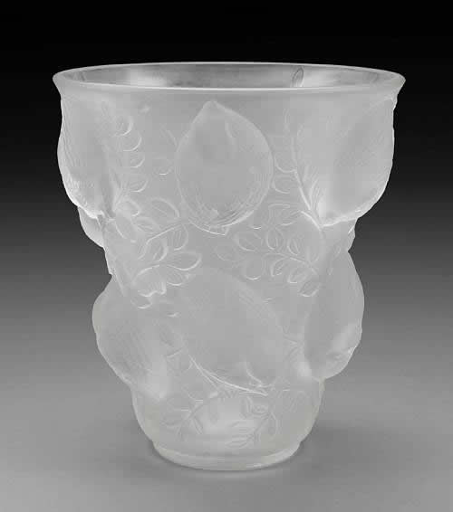 Rene Lalique Vase Saint-Francois