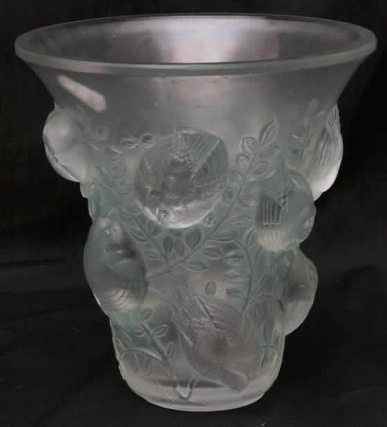 Rene Lalique Vase Saint Francois