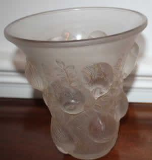 Rene Lalique Vase Saint Francois