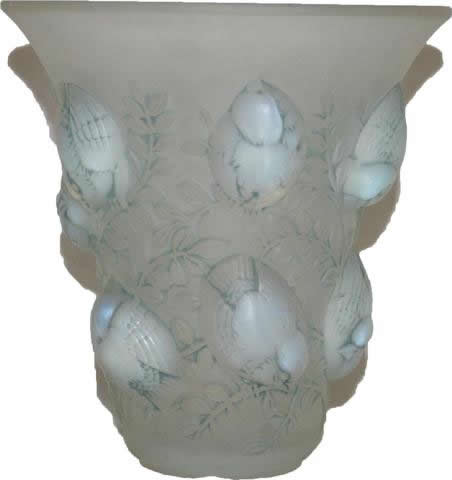 Rene Lalique Vase Saint-Francois