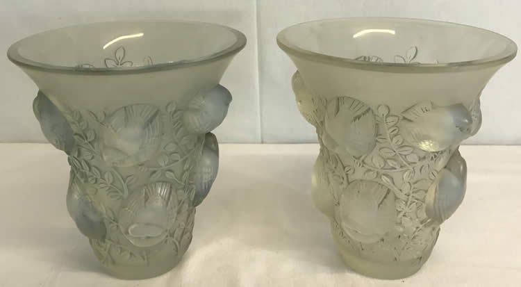 Rene Lalique Vase Saint Francois